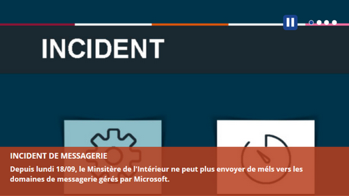 Incident messagerie-iu