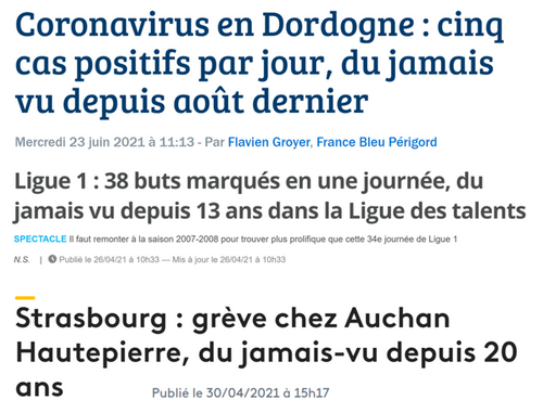 Du jamai vu depuis