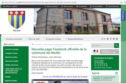 Facebook et mairies_iu
