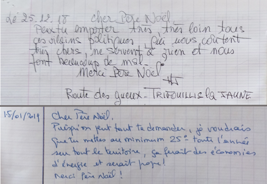 Noël dans les cahiers_iu